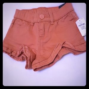NWT Pink denim strechy shorts pull ons